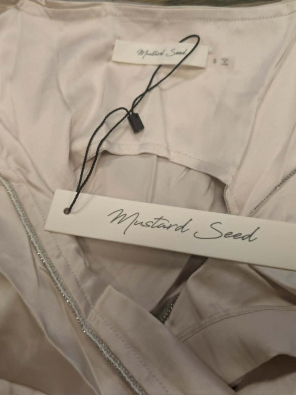 Champagne Satin Open Back Maxi Dress | S-L | NWT - Picture 3 of 3